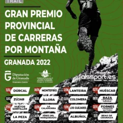 Cartel Gran Premio Fondo Carreras por Montaña Granada 2022